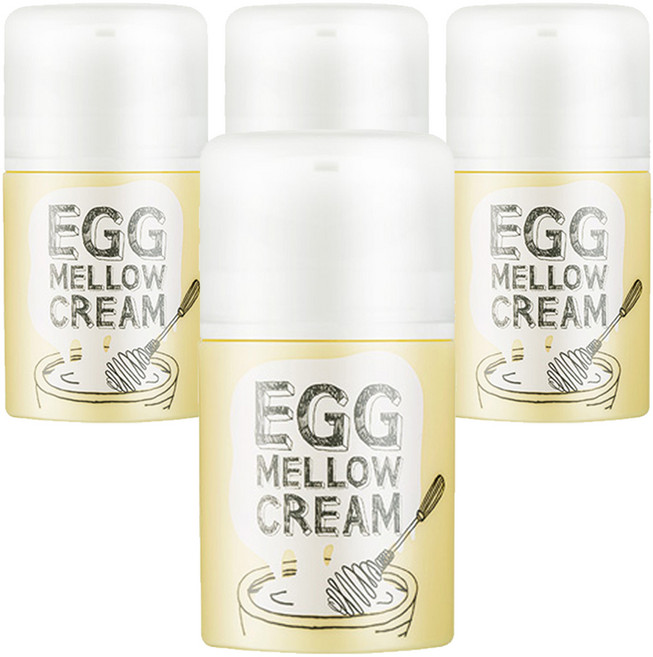 투쿨포스쿨 에그 멜로우 크림, 50g, 4개