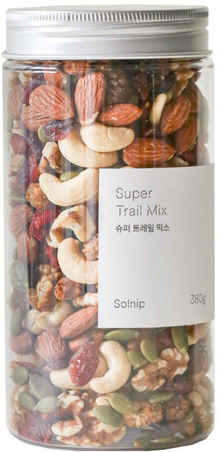 Solnip 超級綜合堅果, 1個, 380g