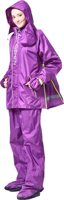 DongShen 東伸 2代多功能外套雨衣 7-2, 紫色
