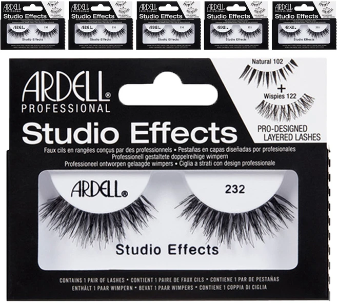 아델 STUDIO EFFECTS 인조 속눈썹, 232호, 6개 - 쿠팡