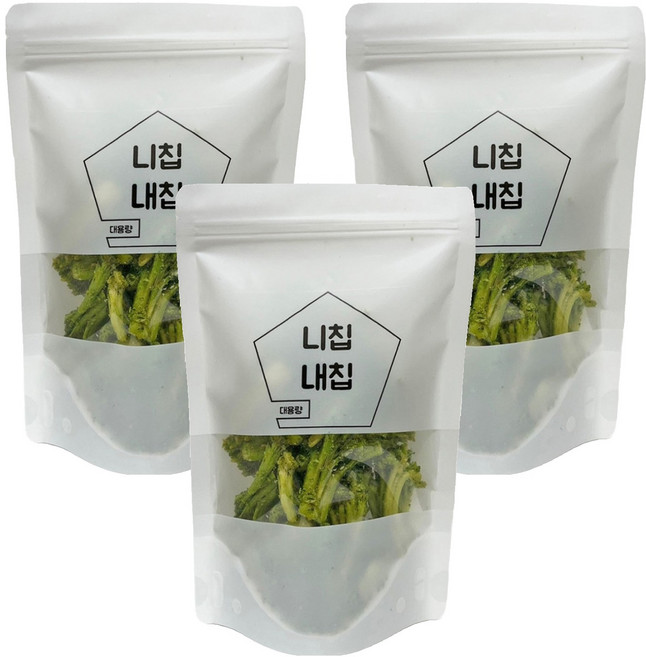 니칩내칩 건조 브로콜리, 60g, 3개