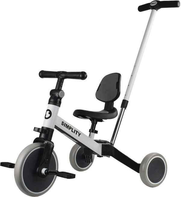 SIMPLITY All in One 세발자전거, 화이트, 1개