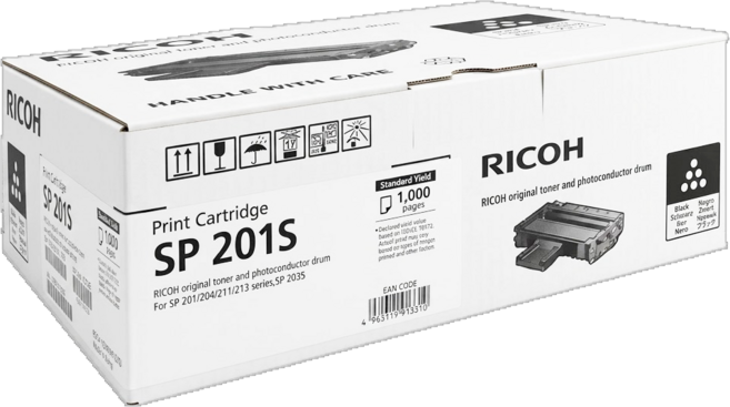 RICOH 理光 SP 201S 原廠碳粉匣SP 220NW/SP 220SFNW適用, 黑色, 1個