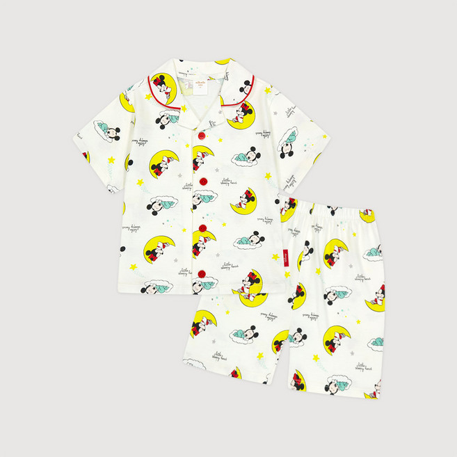 milkmilelolo 迪士尼兒童款休伊、杜威、路易、April睡衣上下套裝