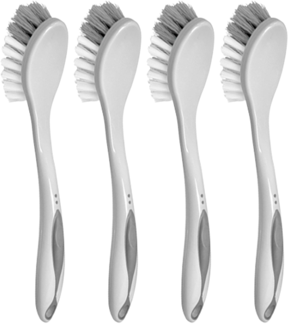 솔앤소울 손잡이가 편한 다용도 청소솔, 혼합색상, 4개