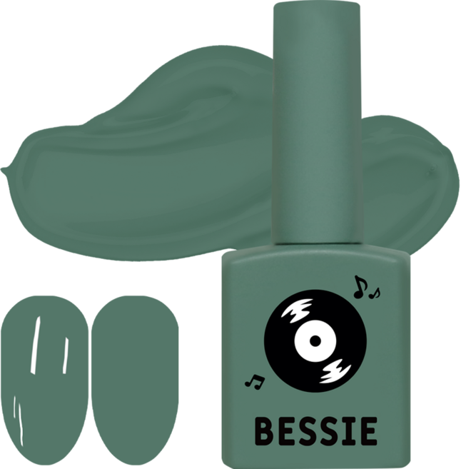 BESSIE 컬러 젤네일, G18 1950 그린, 11ml, 1개