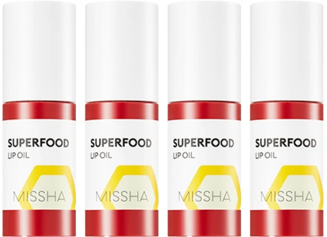 미샤 슈퍼푸드 허니 오일 립밤, 5.2g, 4개 - 쿠팡