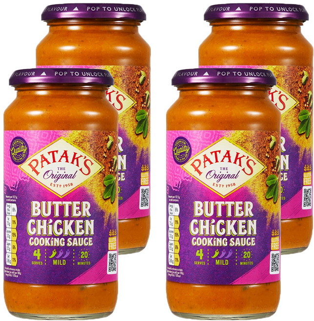대상 파탁스 버터 치킨용 쿠킹 소스, 450g, 4개