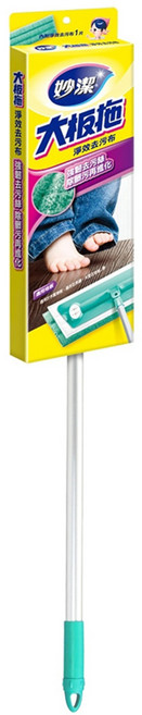 妙潔 大板拖 淨效去污布, 1組