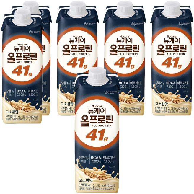 뉴케어올프로틴 고소한맛 41g, 6개, 350ml