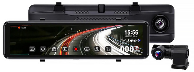 abee 快譯通 DVR 電子後視鏡 11.88 R520A 前4K後2K + WiFi, 參考內容, 1個