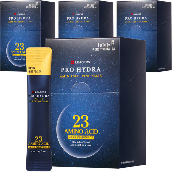 리더스 프로하이드라 아미노 슬리핑 마스크팩, 4ml, 120개
