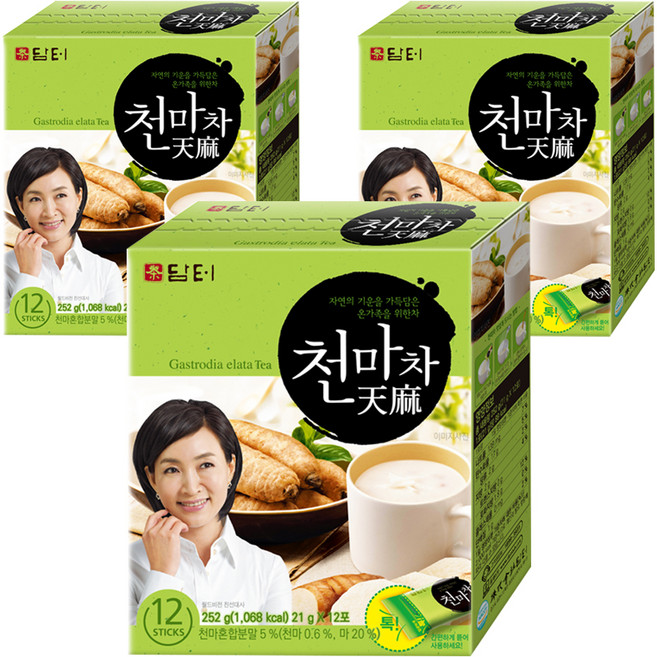 담터 천마차, 21g, 12개입, 3개