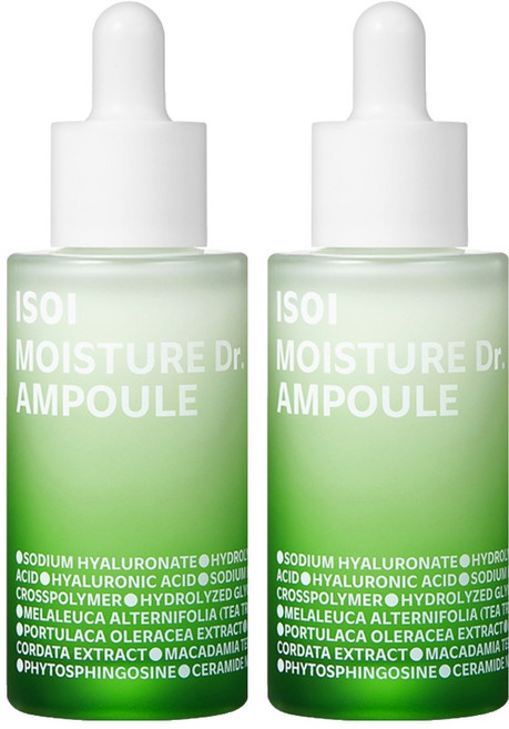 아이소이 장수진 히알 수분 앰플, 40ml, 2개