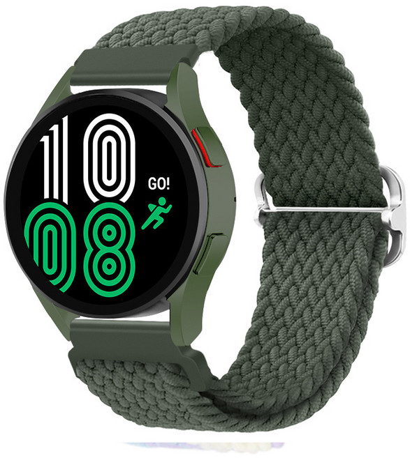 이츠라이프 브레이드 솔로루프 버클형 스트랩, 카키, 1개