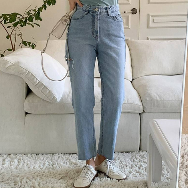 린다샵 여성용 원포더 라이트컬러 데일리 청바지 cppt11203k2b