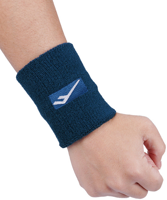 프로스펙스 테리 롱 손목 밴드, 네이비, 1개