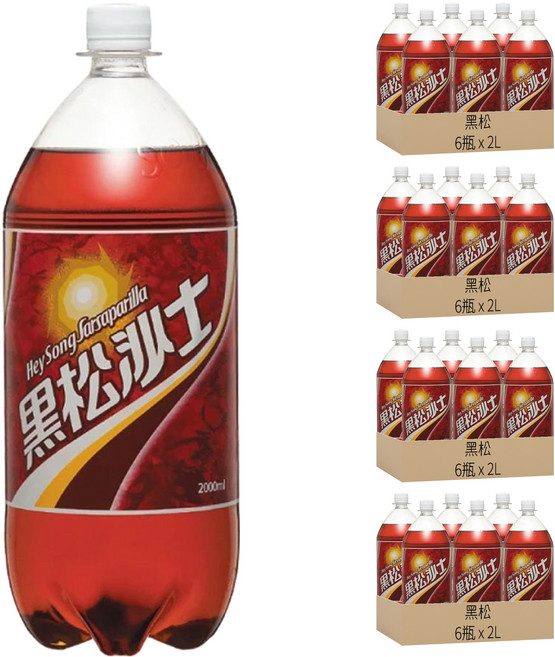 黑松 沙士, 2L, 24瓶