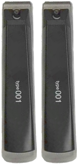 KAI 貝印 type001系列指甲剪 KE-0123 L, 黑色, 2件