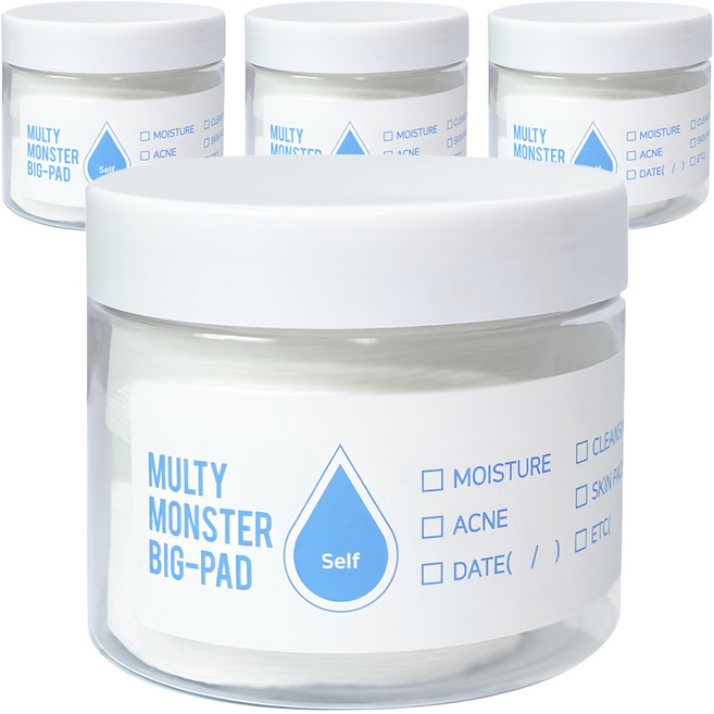 [비건라이프] 코아코스 멀티 몬스터 빅 패드, 70개입, 4개