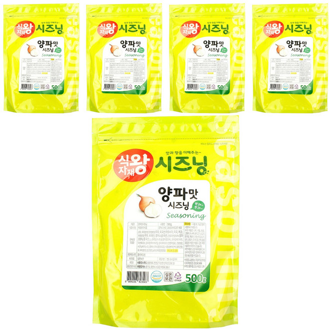 식자재왕 시즈닝분말 양파맛, 500g, 5개