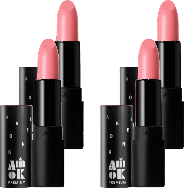 아미옥 프리미엄 스트롱 픽스 립스틱, 2개, F003귀여운피치