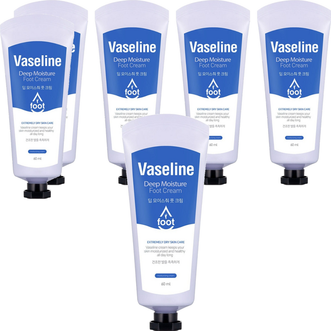 Vaseline 凡士林 C2Y 深層保濕護足霜, 6個