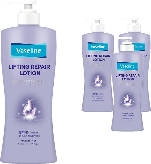 애경바세린 리프팅 리페어 바디로션, 450ml, 4개