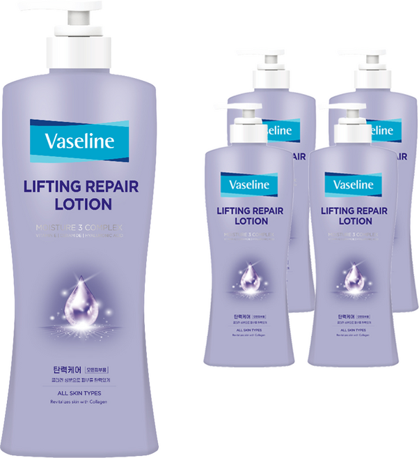 애경바세린 리프팅 리페어 바디로션, 450ml, 5개