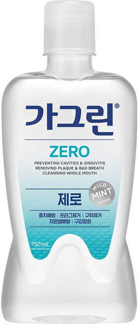 가그린 제로 구강청결제, 750ml, 1개