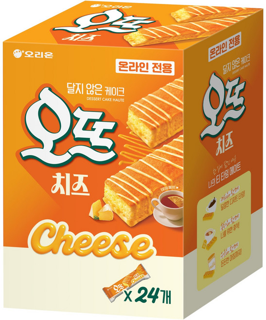 오리온 진한 디저트 케익 오뜨 치즈, 156g, 4개