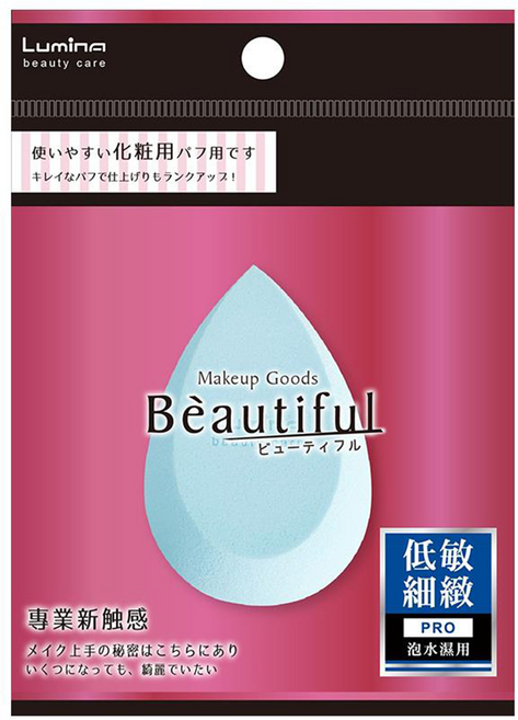 Lumina 露蜜 超柔軟美妝蛋 水滴切, L-NS63, 1個