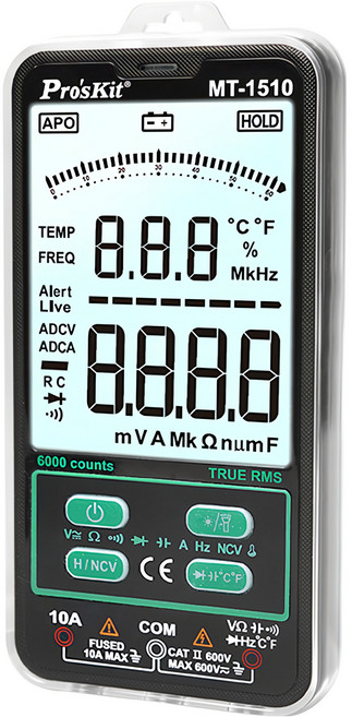 Pro'sKit 寶工 卡片式大屏智能萬用表, 1個