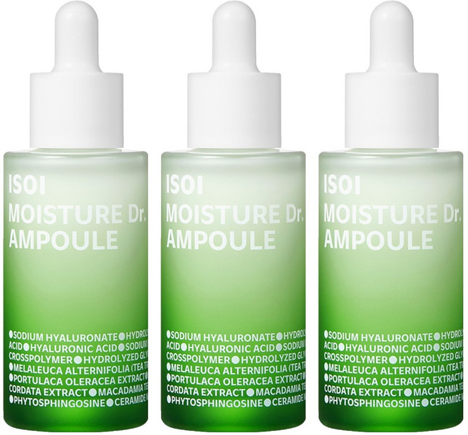 아이소이 장수진 히알 수분 앰플, 40ml, 3개