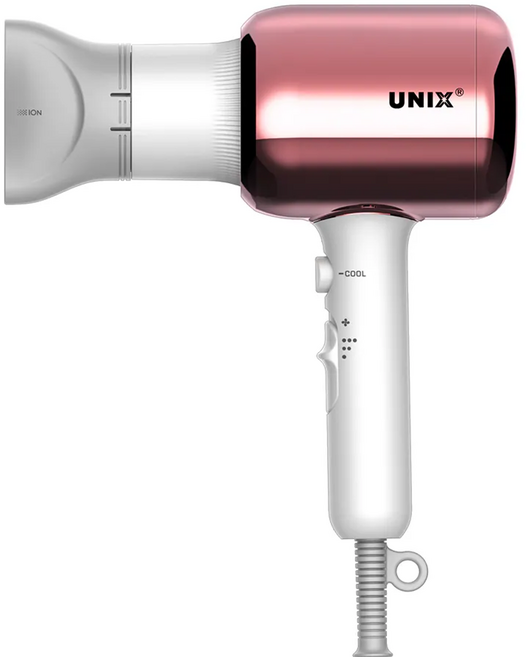 UNIX 負離子吹風機 UN-A1642TW, 輕奢玫瑰金