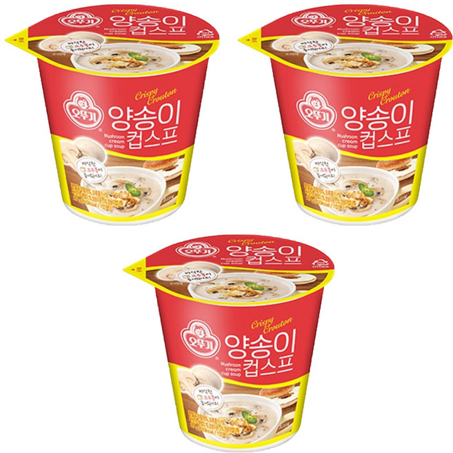 오뚜기 양송이 컵 스프, 27g, 3개