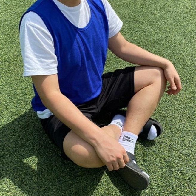 프로스펙스 양면 팀조끼, 블루 + 레드, 1개