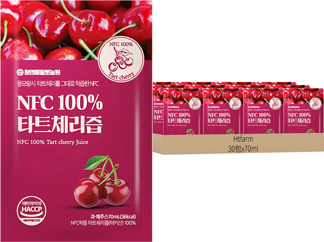 Htfarm NFC 酸櫻桃汁, 70ml, 30包