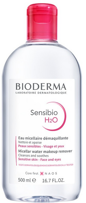 BIODERMA H2O高效潔膚液 粉瓶, 500ml, 1瓶
