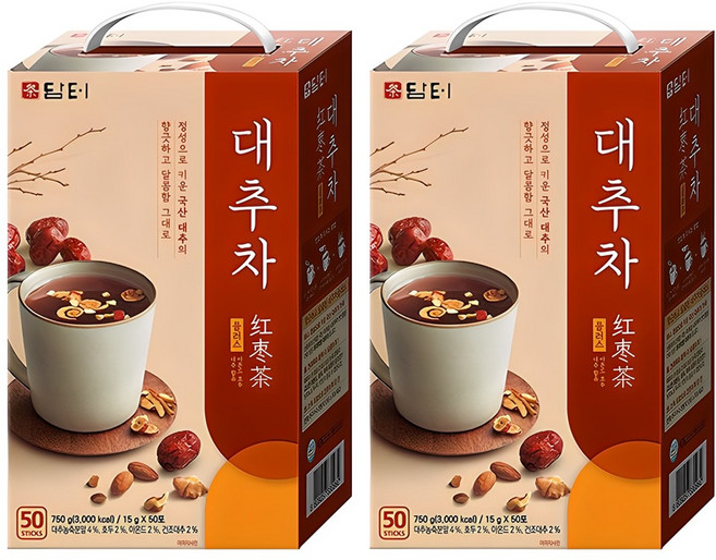 담터 대추차 플러스, 15g, 50개입, 2개