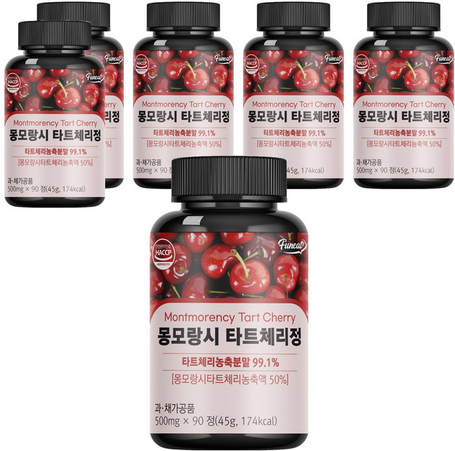 Funeat 酸櫻桃錠, 6罐