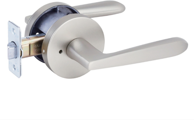 엠프라이스 샤인 그레이 버튼형 방문 손잡이, 1개