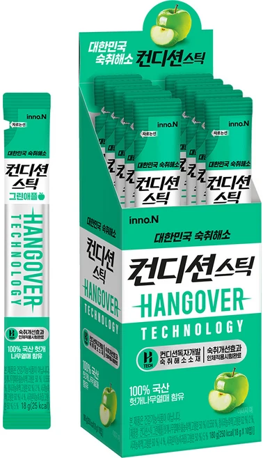 컨디션 스틱 그린애플, 18g, 10개 - 쿠팡