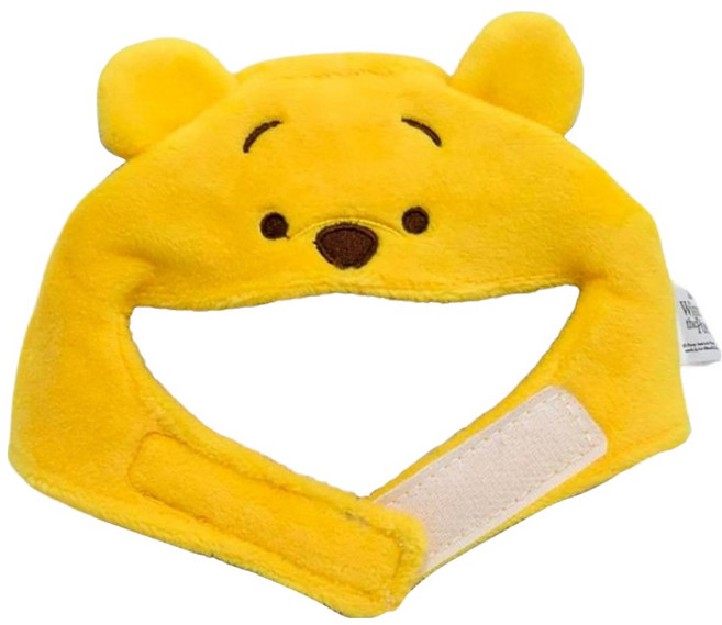 迪士尼寵物變裝帽 5吋 寵物角色扮演服裝, 維尼 黃色, 1個