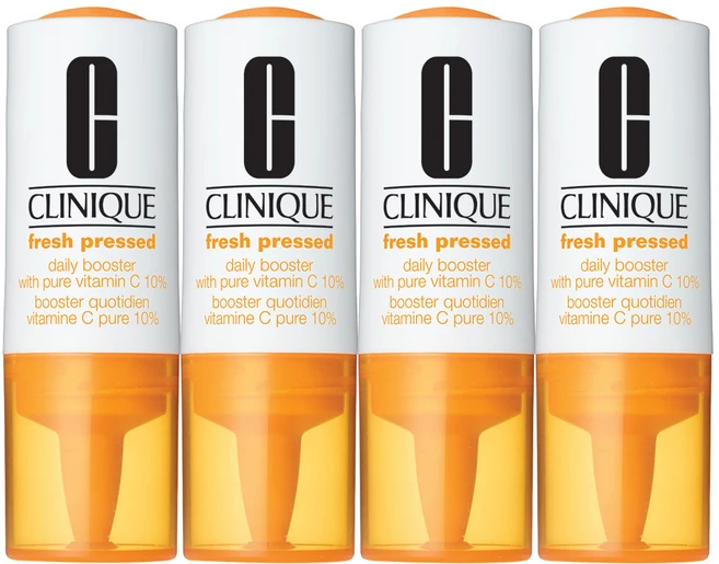 크리니크 프레쉬 프레스드 데일리 부스터 위드 퓨어 비타민 C 10% 앰플, 8.5ml, 4개 - 쿠팡