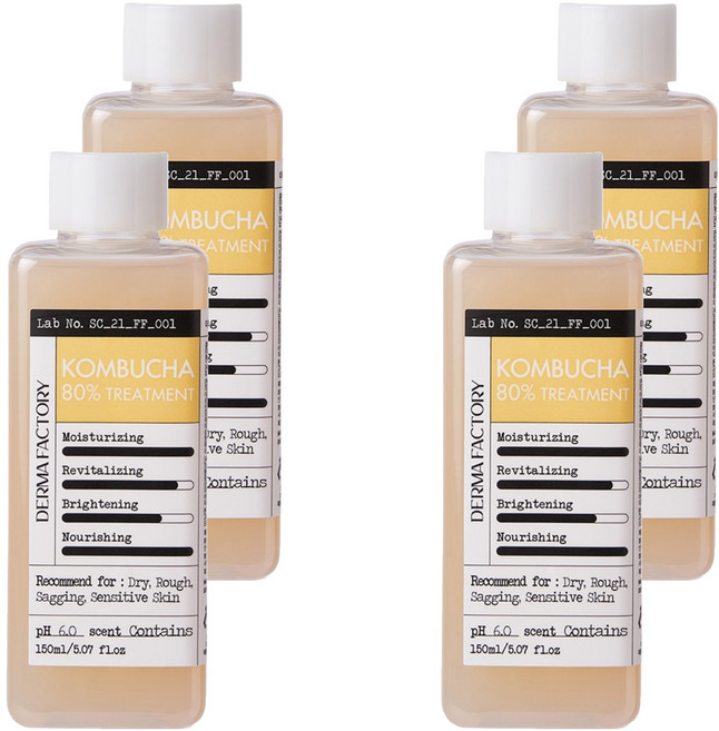 더마팩토리 콤부차 80% 트리트먼트, 150ml, 4개