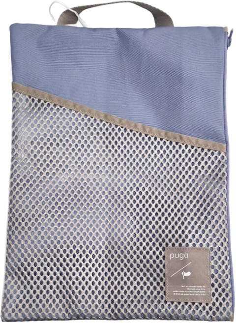 pugo 噗果 上課資料袋 霧藍色 35cm x 26cm 70g, 1個