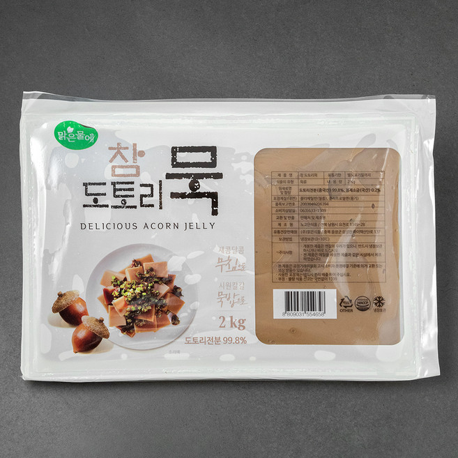 맑은물에 참도토리묵, 2kg, 1개입, 1개