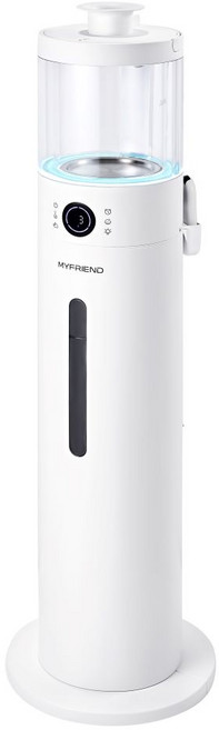 마이프랜드 스티모 타워 대용량 간편세척 가열식 가습기 13L, MFH-8245, 화이트