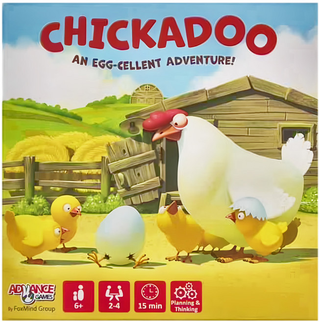 FoxMind 咕咕雞 CHICKADOO 6歲以上, 1盒